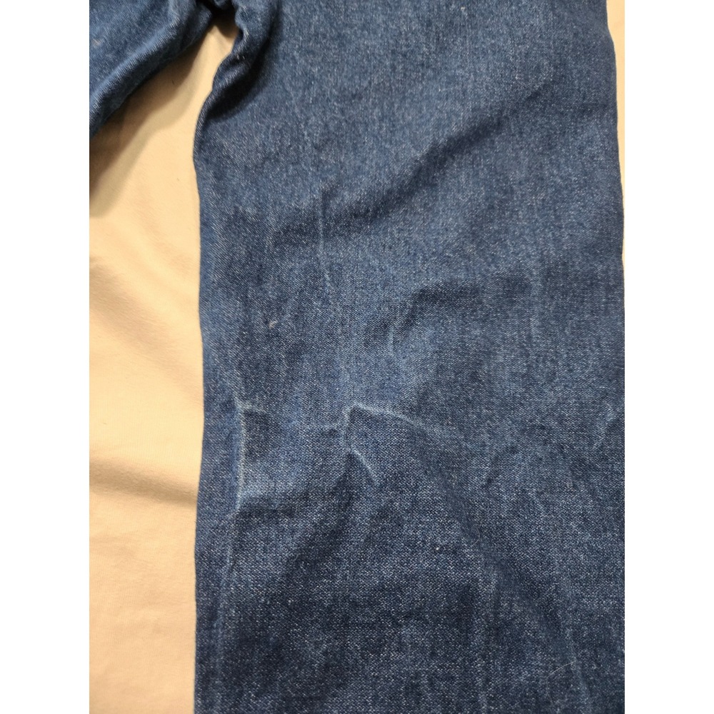 Wrangler 936PWD Cowboy Cut Slim Fit Jeans Mens 31x36 Dark Wash Indigo Denim - Picture 4 of 8